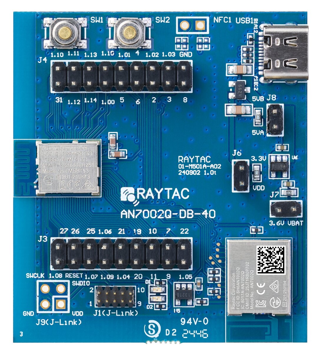 AN7002Q Series, Wi-Fi 6, LGA module; nRF7002 based