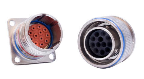 D38999 rugged TV Connector Series MIL-DTL-38999