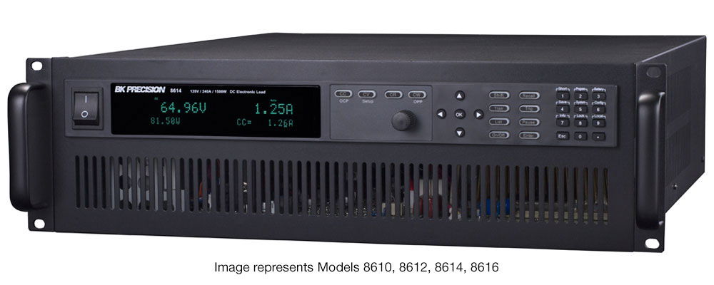 BK85, BK86 and MDL series DC electronic loads