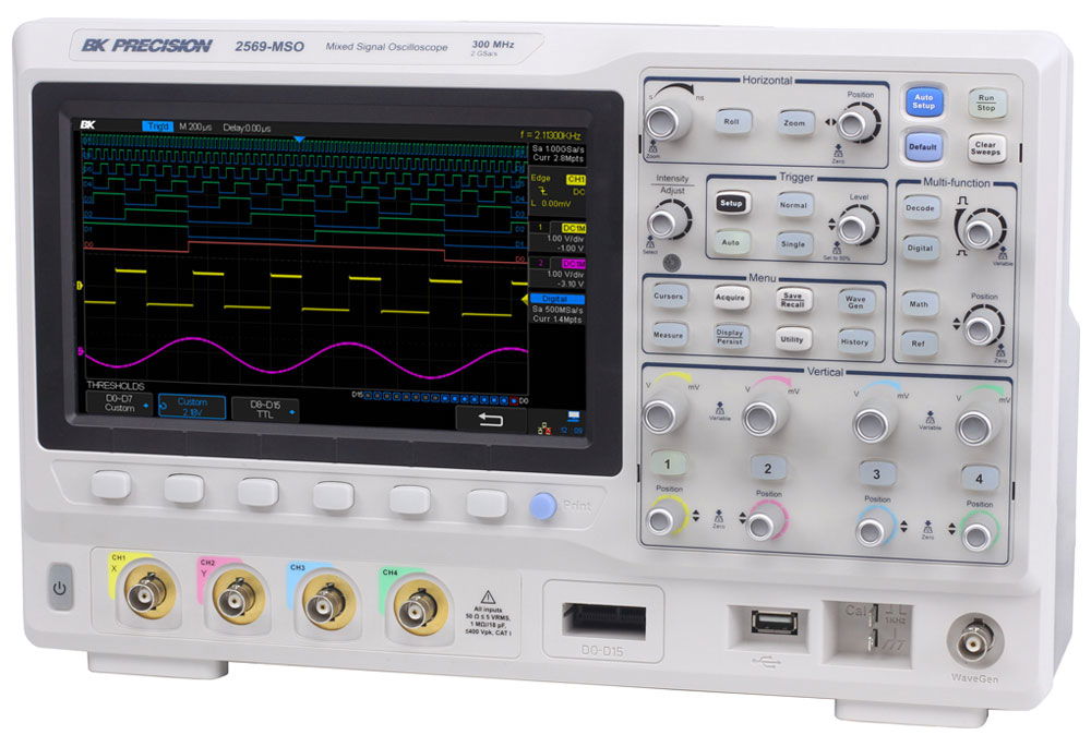 BK21xx and BK25xx series oscilloscopes