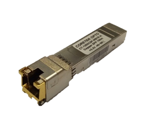 CT-1250CSP-MB1R-A Copper RJ-45 100 m SFP Transceiver w. LOS/Auto Neg