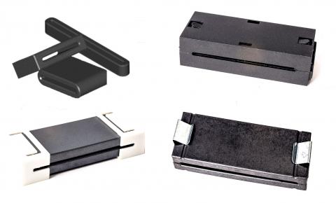 EMI ferrite flat cable cores