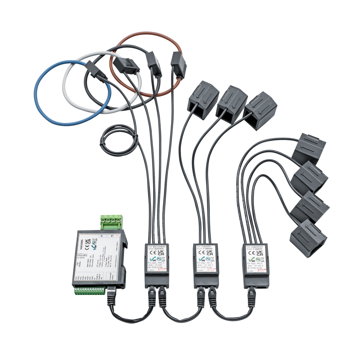 Volt 1000S appareil de mesure de tension triphasée pour systèmes de distribution d’énergie