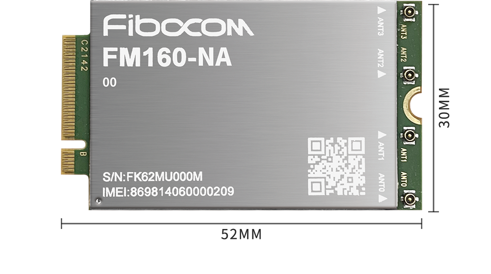 Rf Module Sub6 Lte Fibocom FM160-NA 5G Sub-6 Module with LTE/WCDMA Support - Acal BFi