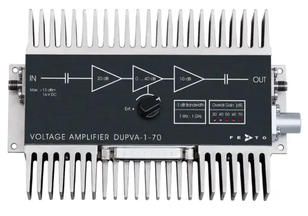 Amplificateurs de tension à gain variable DUPVA 1 GHz
