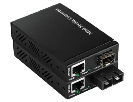 Mini Gigabit Ethernet Media Converter 10/100/1000Base-TX to 1000Base-FX Fibre, RJ45 to SFP