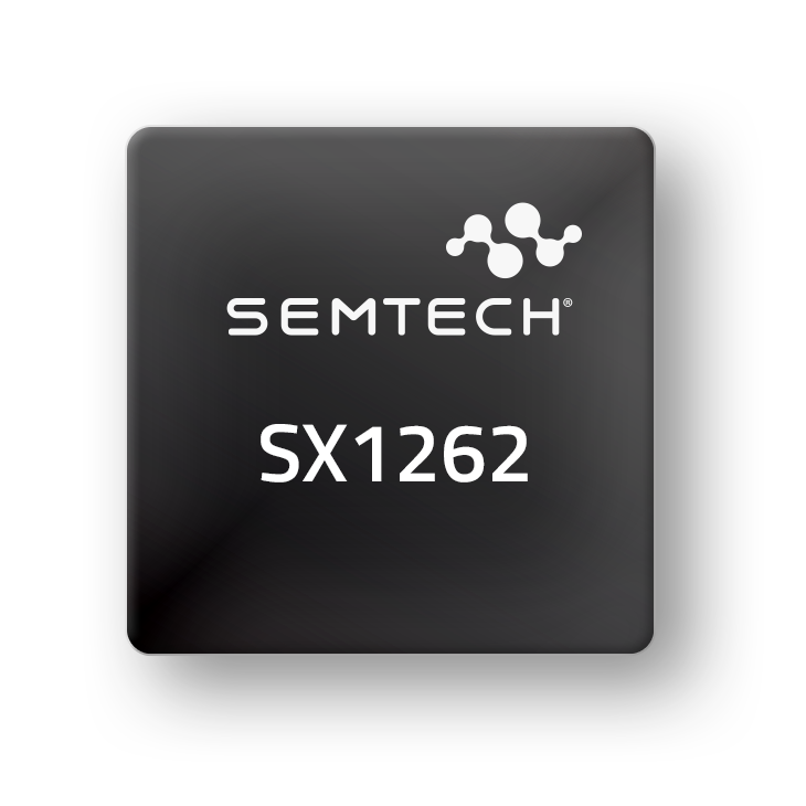SX1262 Transceiver, FSK, LoRA, +22dBm, 330kbps QFN-24