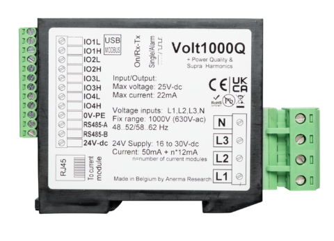 Volt 1000Q Power Quality Voltage Meter for Power Distribution Systems